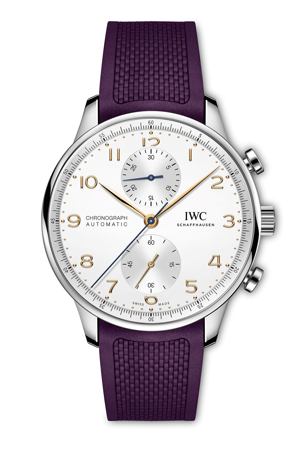 IWC Portugieser Chronograph 3716 new rubber straps 2023 - IW371604