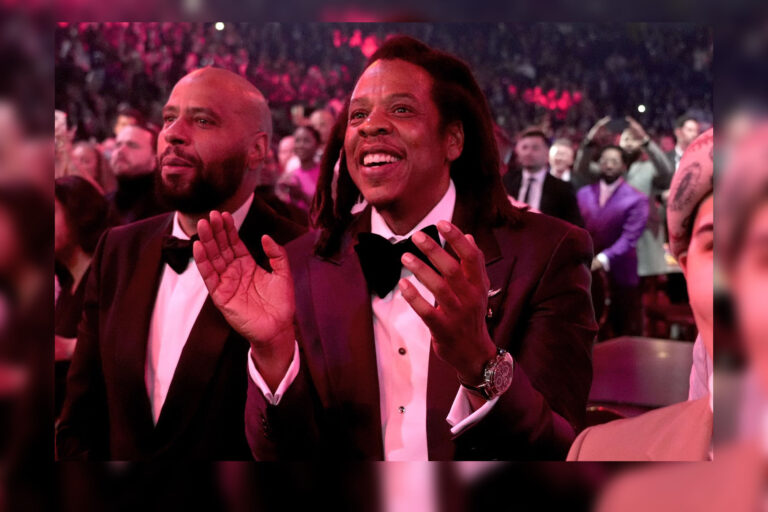 Spotted Jay-Z with $2.2 million Patek Philippe Grandmaster Chime 6300G at 65th Grammy Awards 2023